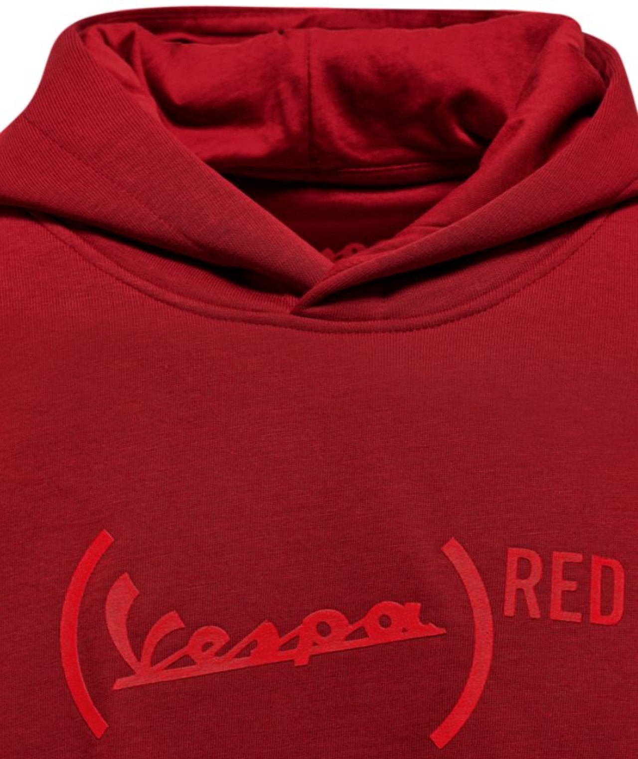 Vespa Hoodie Vespa Red Unisex Rot