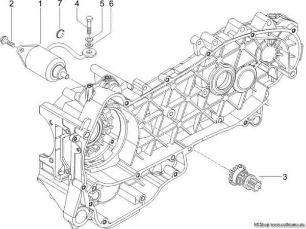 Piaggio Starter - Elektrischer X9 125 Evolution