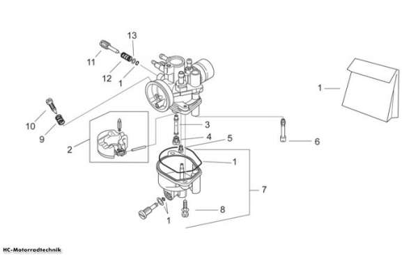 Aprilia Vergaser II Sonic Air 50
