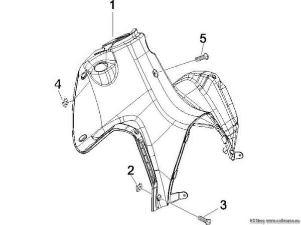 Gilera Vorderes Handschuhfach Runner 50 SP