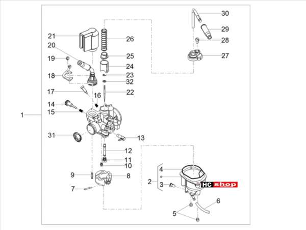 Aprilia RS4 50 2T E4 - Motor Vergaser II