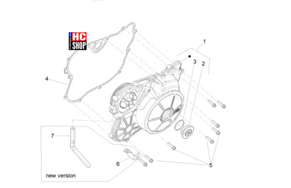 Aprilia RS 660 E5+ - Motor - Zünderdeckel