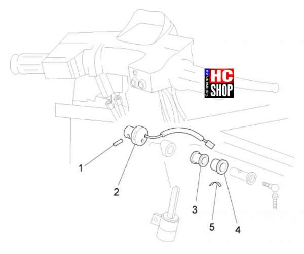 Piaggio Ape 50 2T E4 Elektrische Anlage Zündschalter