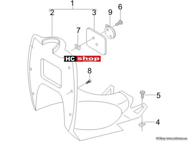 Gilera Vorderes Handschuhfach Stalker 50