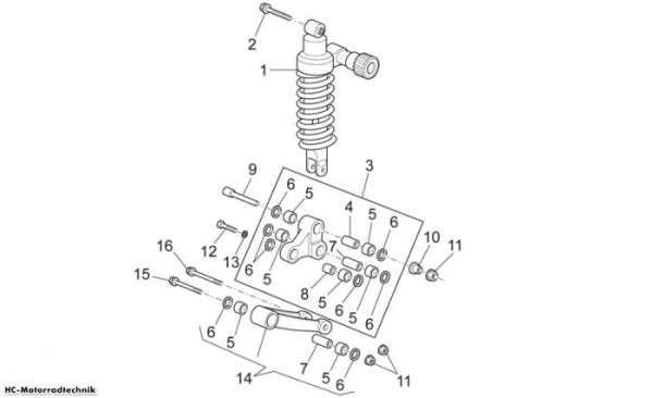 Moto Guzzi Pleuelstange Griso V 8V 1200