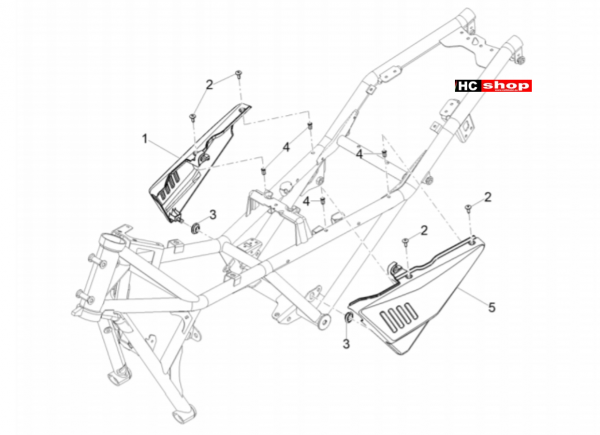 Moto Guzzi V85 TT Travel Pack E5 Mittlerer Aufbau