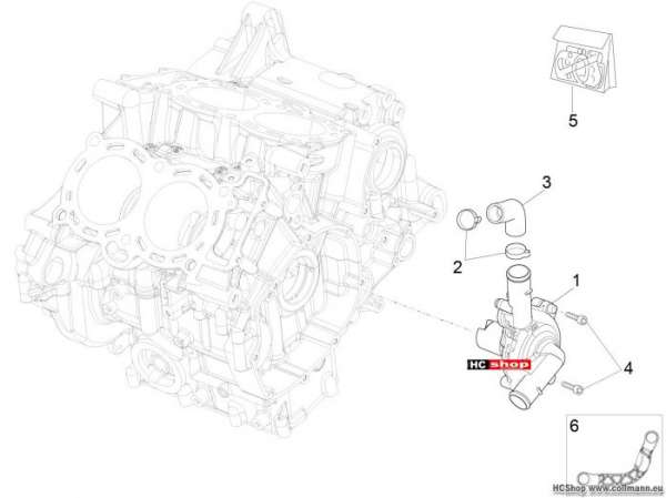 Aprilia RSV4 RR Race Pack Wasserpumpenritzel
