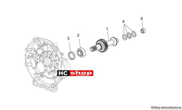 Moto Guzzi Griso 1200 8V Kupplungwelle