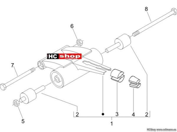 Piaggio Schwingarm TPH 50