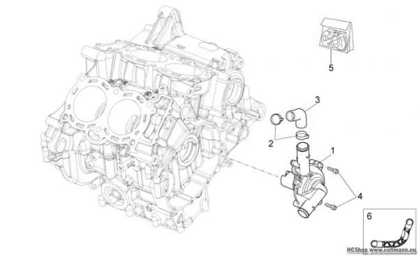 Aprilia Wasserpumpenritzel RSV 4 1000
