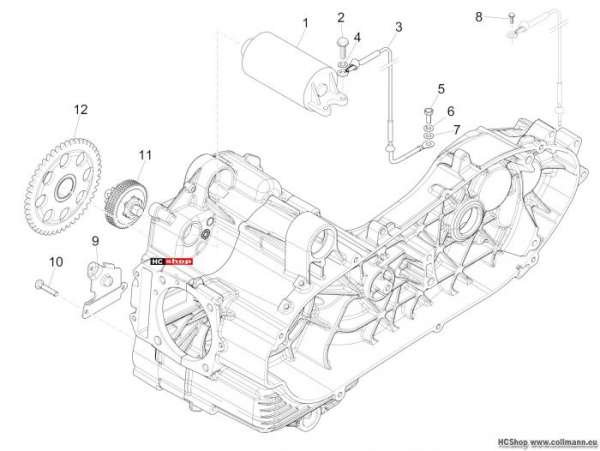 Piaggio MP3 Sport ABS 500 Starter - Elektrischer starter