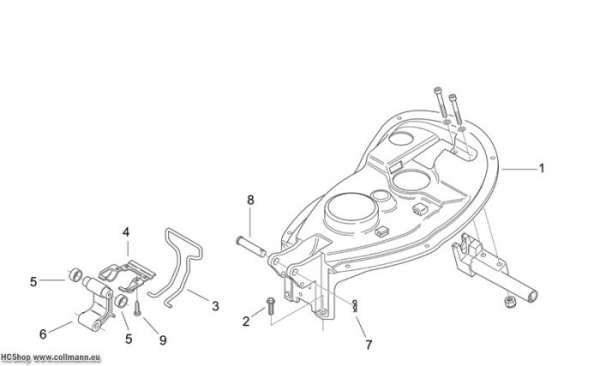 Aprilia U. Sitzbankt. Scarabeo 2T E2 eng.Piaggio 50