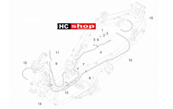Piaggio MP3 500 LT Sport - Business Bremsanlage Bowdenzügen