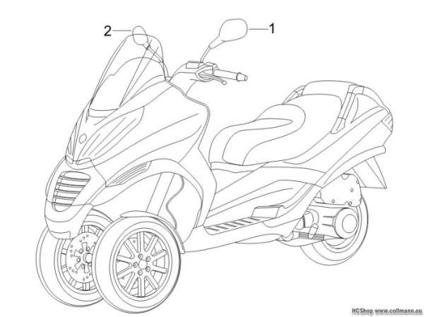 Piaggio Rückspiegel/n MP3 125RL