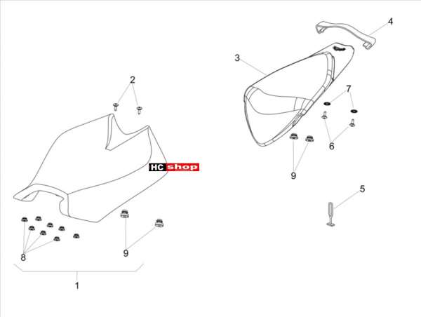 Aprilia Tuono V4 1100 E4 Factory Superpole - Aufbau -Sitz