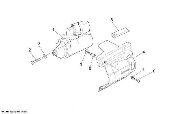 Moto Guzzi Startermotor Norge 850 850