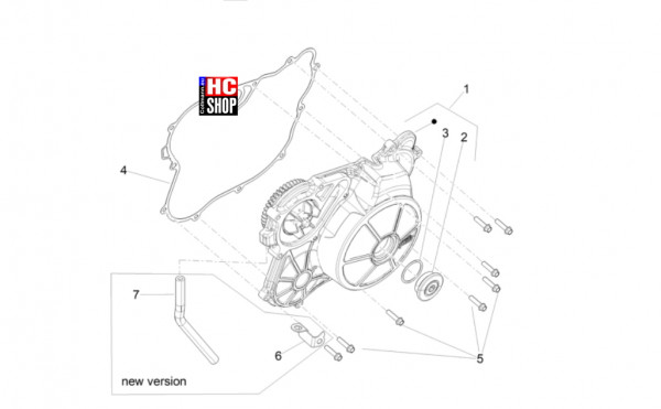 Aprilia RS 660 FactoryE5+ - Motor - Zünderdeckel