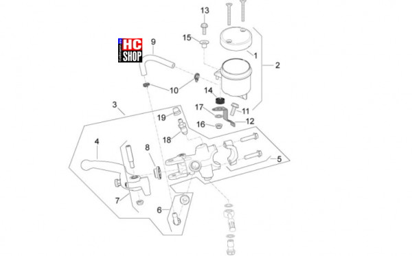 Aprilia RSV4 1100 Factory SE-09 SBK - Bremsanlage - Vorderradbremspumpe