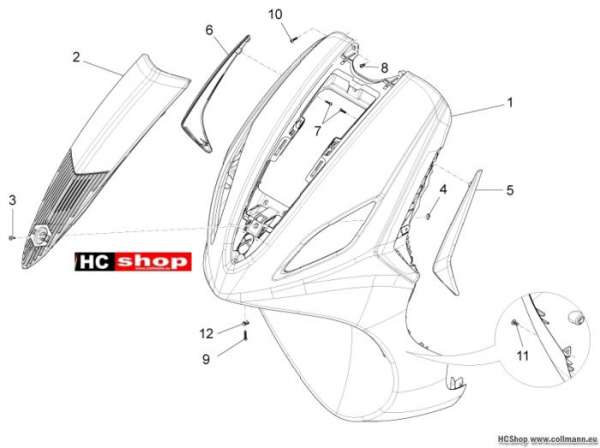 Piaggio Frontschild Fly 125 ie. 3V
