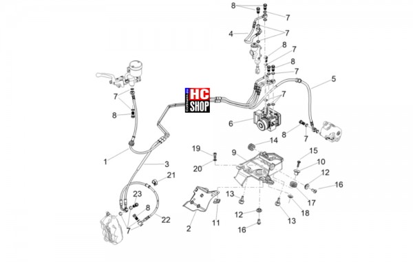 Aprilia RSV4 1100 Factory E5 - Bremsanlage - Bremsanlage ABS