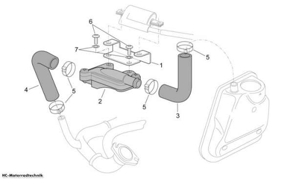 Aprilia Secondary air Sonic H2O 50