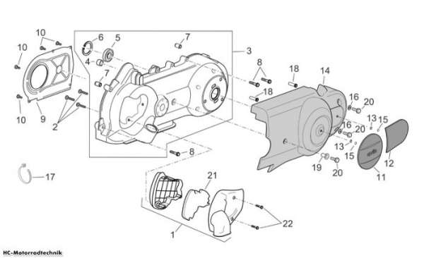 Aprilia Startermotor Scarabeo E3 125/200