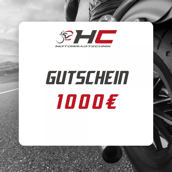 HC Motorradtechnik Gutschein 1000 €