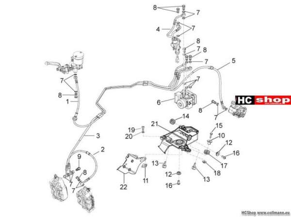 Aprilia Tuono V4 BREMSANLAGE ABS
