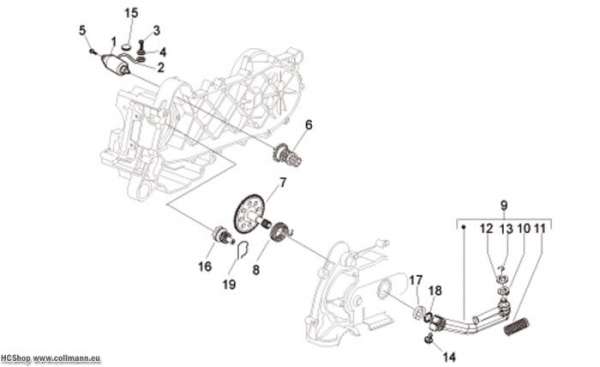 Aprilia Startmot. Sport City ONE 4T 4V USA CAN 50