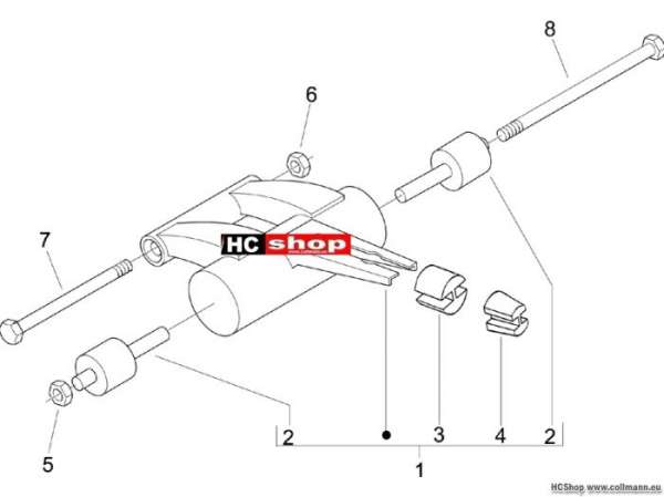 Piaggio Schwingarm TPH 50