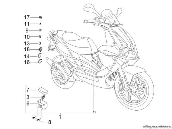 Gilera Hauptkabelbaum Runner 50 SP