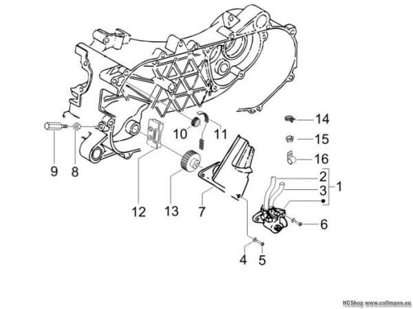 Gilera Ölpumpe Runner 50 SP