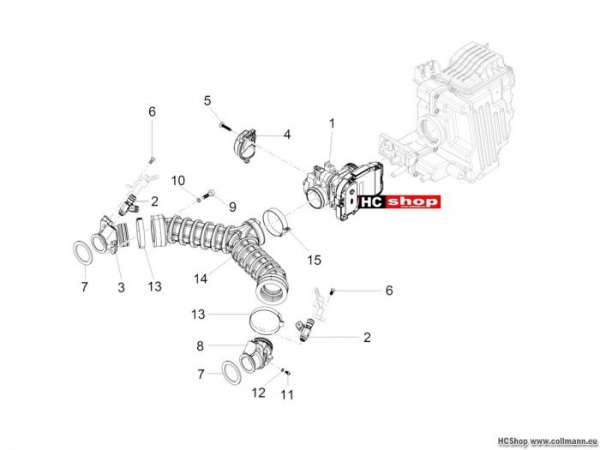 Moto Guzzi V7 Racer Klappenkörper