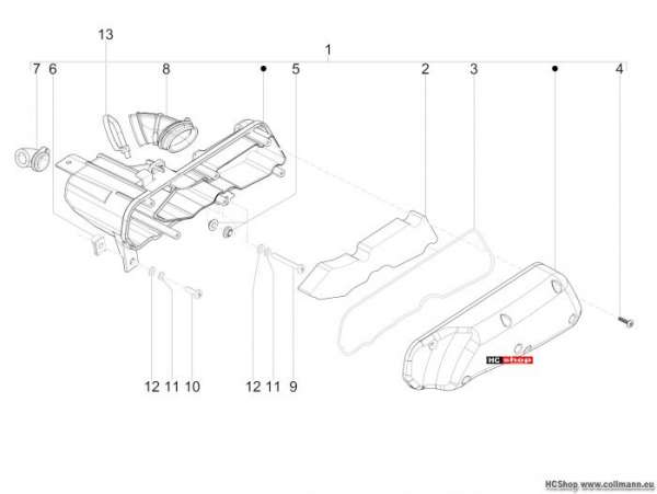 Piaggio Luftfilter NRG 50 DD