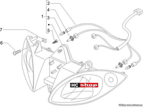 Piaggio Vorderleuchten - Blinkleuchten X9 250