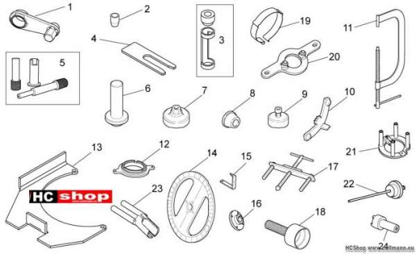 Moto Guzzi Stelvio 1200 Specific tools I