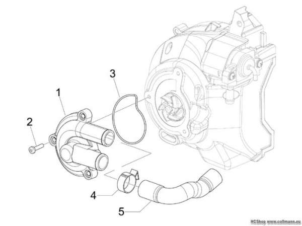 Gilera Wasserpumpe Runner 125 ST