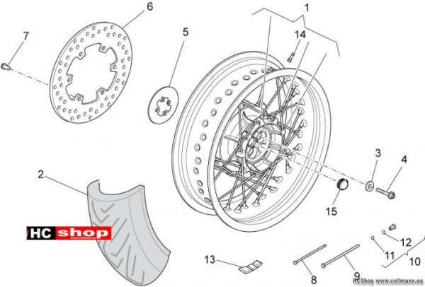 Moto Guzzi Griso 1200 8V SE Hinterrad