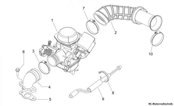 Aprilia Vergaser Mojito E3 125
