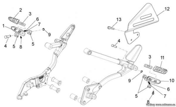 Moto Guzzi Soziusrasten Stelvio 1200 8V STD - NTX