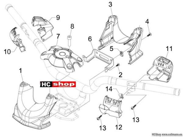 Gilera Lenker Deckungen Fuoco 500