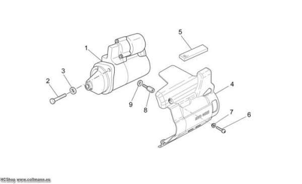 Moto Guzzi Startermotor Griso V 8V 1200