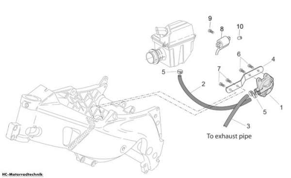 Aprilia Secondary air RS E2 / E3 125