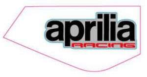 Aprilia RS4 50 2T E4 - Rahmen Deko