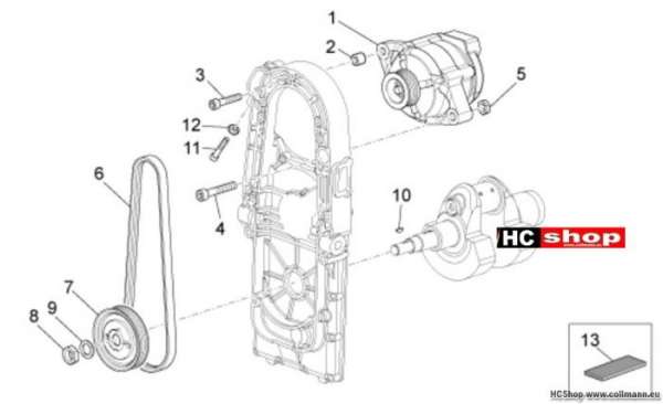 Moto Guzzi Stelvio 1200 Stromgenerator