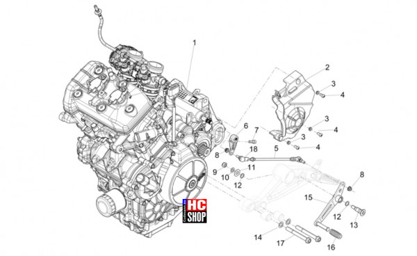 Aprilia RS 457 8V E5 - Motor - Motor-Fertigstellung