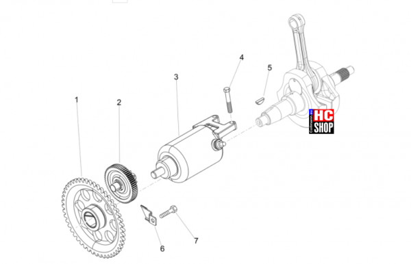Aprilia RS 125 E5+ - Motor - Zündung-Elektrischer Anfang