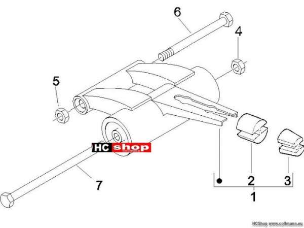 Piaggio Schwingarm nrg power dd