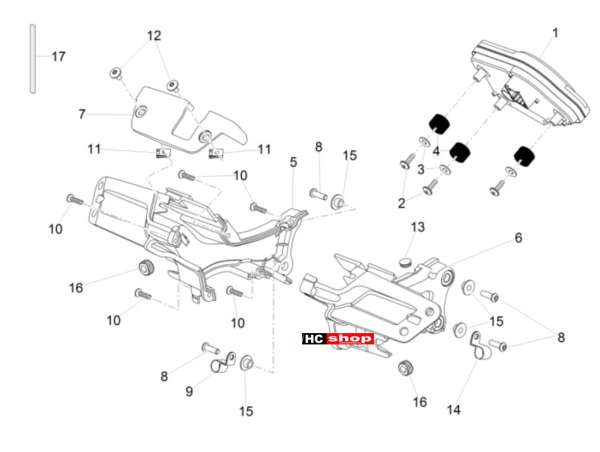 Aprilia RSV 4 1000 RF E3 ABS Lichter Instrumente