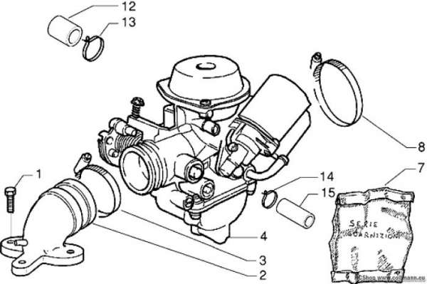 Piaggio Vergaser X9 125